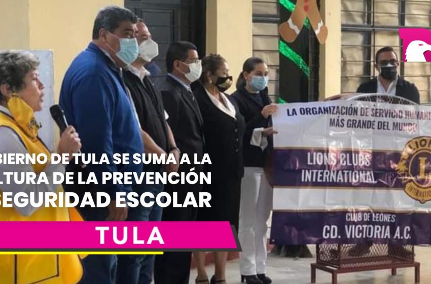  Gobierno de Tula se suma a la cultura de la prevención y seguridad escolar