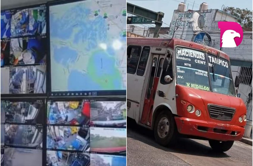  Instalan cámaras de videovigilancia en transporte público de Tampico