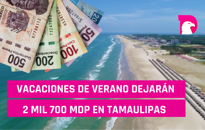  Vacaciones de Verano dejarán 2 mil 700 mdp en Tamaulipas