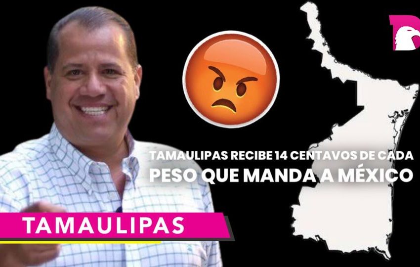  Tamaulipas recibe 14 centavos de cada peso que manda a México