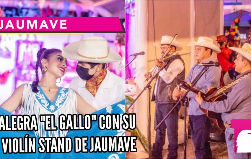  Alegra “el Gallo” con su música de violín stand de Jaumave