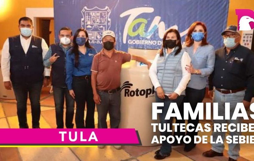  Familias Tultecas reciben apoyo de la SEBIEN