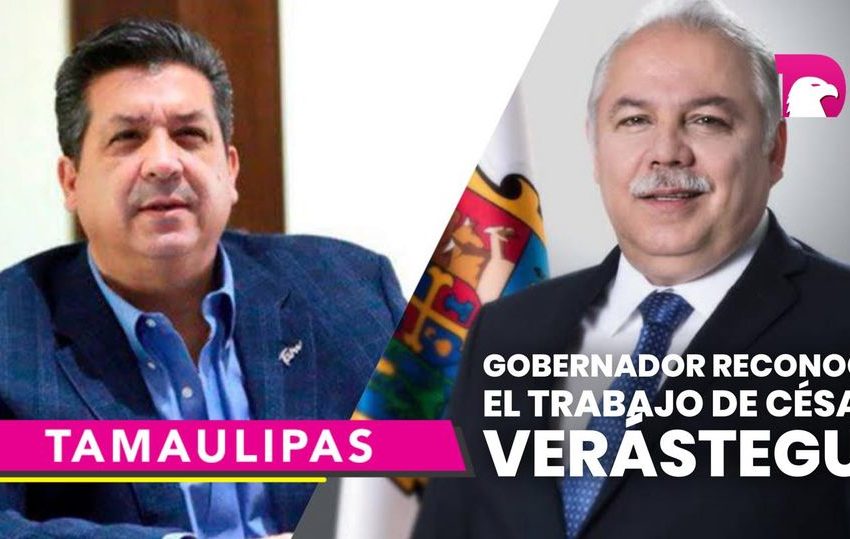  Gobernador reconoce el trabajo de César Verastegui