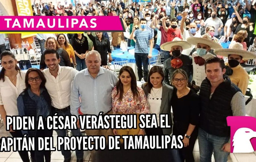  Piden a César Verástegui sea el capitán del proyecto de Tamaulipas