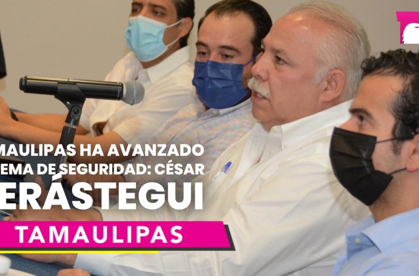  Tamaulipas ha avanzado en tema de seguridad: César Verástegui