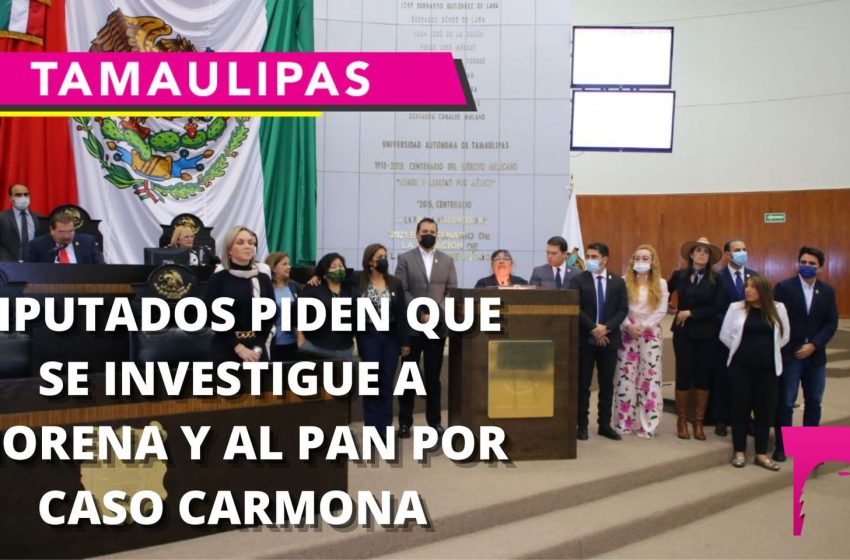  Diputados piden que se investigue a MORENA a al PAN por caso Carmona