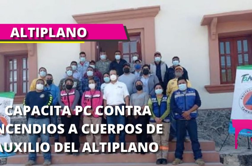  Capacita PC contra incendios a cuerpos de auxilio del Altiplano