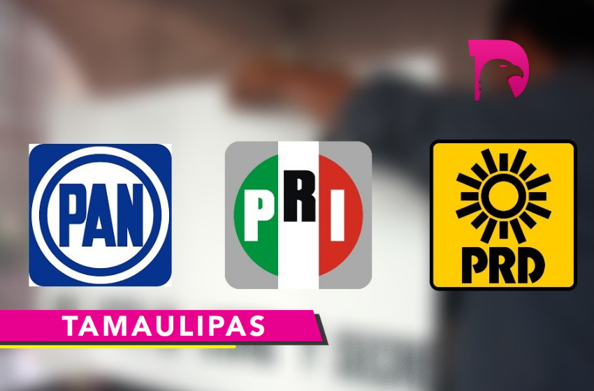  Anuncian PRI, PAN y PRD coalición ‘Va por Tamaulipas’