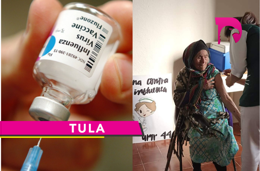  IMSS Tula continúa vacunando contra la influenza