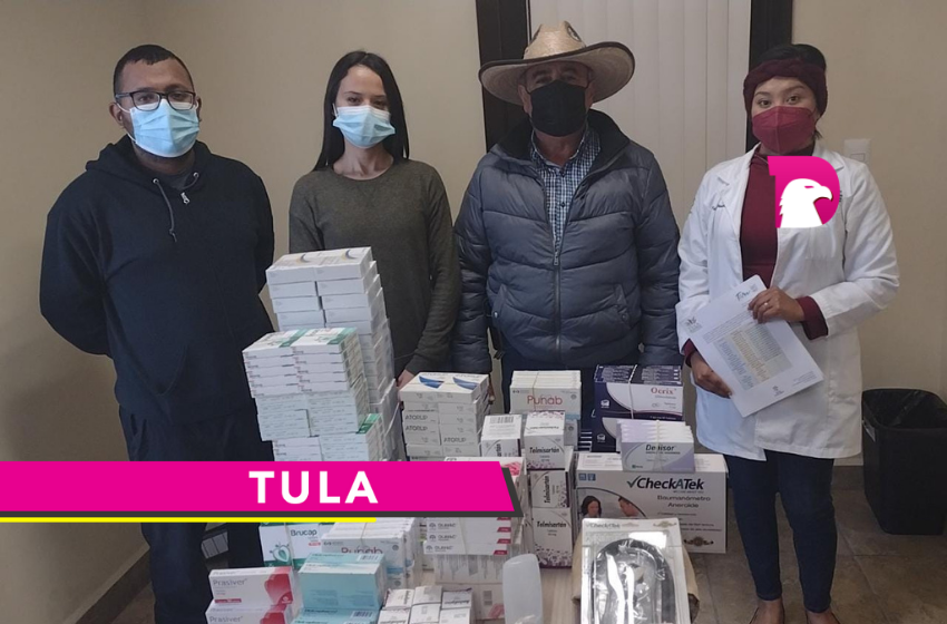  Presidente de Tula apoya con insumos clínicas de Cruces y 5 de Mayo