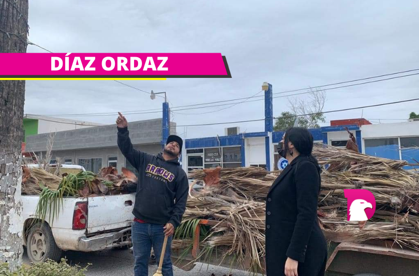  Nataly García supervisa acciones a beneficio de Díaz Ordaz