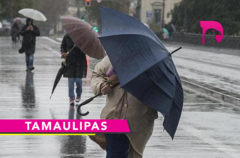  ¡Saca el paraguas! frente frío provocará lluvias en Tamaulipas