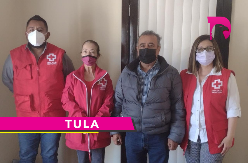  Reafirma Antonio Leija su apoyo a la Cruz Roja Delegación Tula