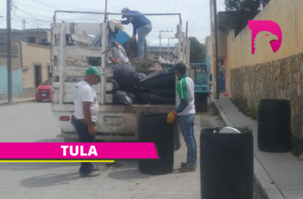  Con normalidad opera el servicio de recolección de basura en Tula