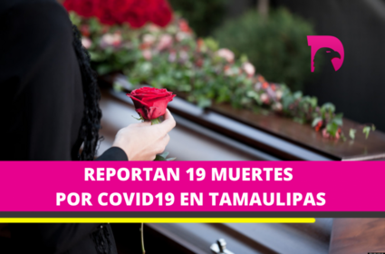  Tamaulipas registró hoy 289 contagios de  covid19