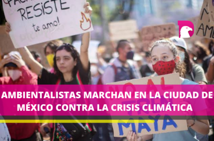  La manifestación se dio por el marco del Día Mundial del Clima