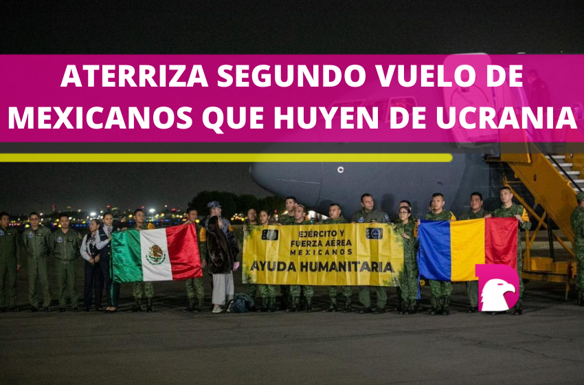  El segundo vuelo humanitario de México aterrizó en Bucarest