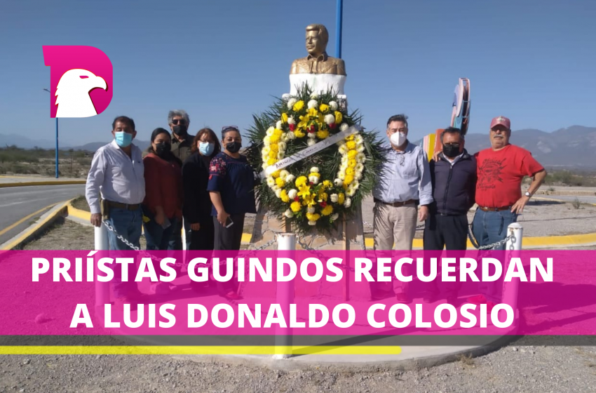  Priístas guindos recuerdan a Luis Donaldo Colosio