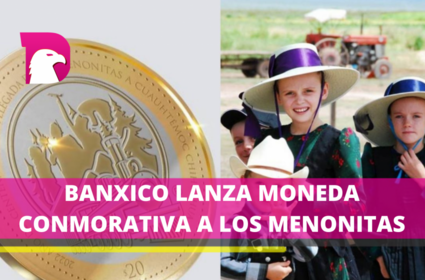  Así son las monedas de 20 pesos que conmemoran a los menonitas