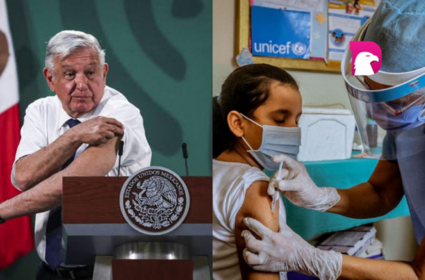  Anuncia AMLO campaña de vacunación Covid para niños y niñas