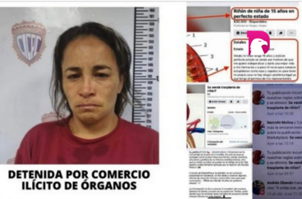  Cae mujer por venta de órganos en Facebook Marketplace