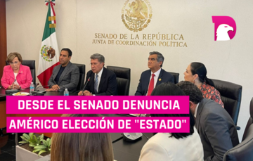  Desde el senado, denuncia Américo elección de “Estado”