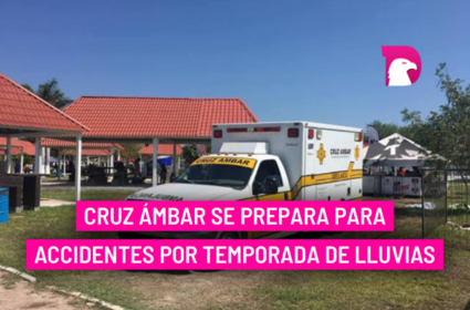  Cruz Ámbar se prepara para accidentes por temporada de lluvias