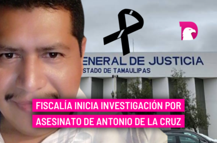  Fiscalía inicia investigación por asesinato de Antonio de la Cruz