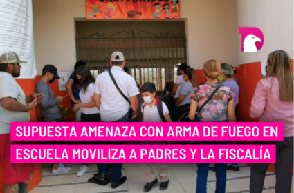  Supuesta amenaza con arma de fuego en escuela moviliza a padres y la Fiscalía