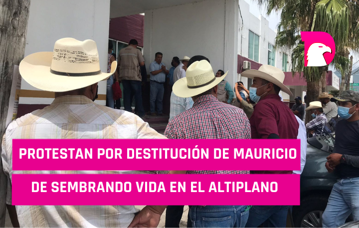  Protestan por destitución de Mauricio de Sembrando Vida en el Altiplano