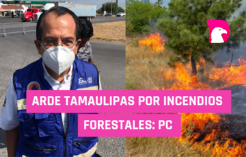  Arde Tamaulipas por incendios forestales