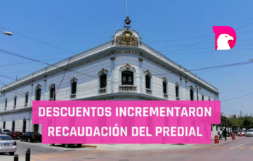  Descuentos incrementaron recaudación del predial