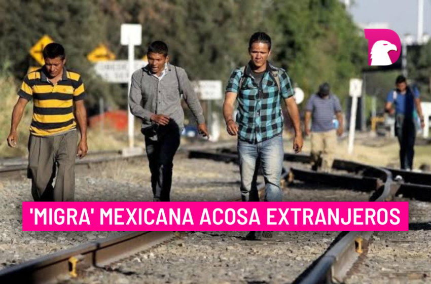  ‘Migra’ mexicana acosa extranjeros