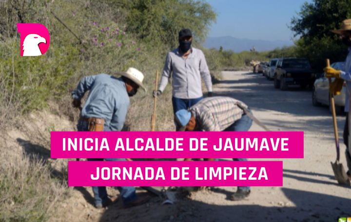  Inicia alcalde de Jaumave jornada de limpieza