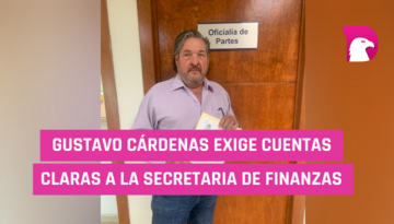  Solicita Gustavo comparecencia de la Secretaria de Finanzas por deudas