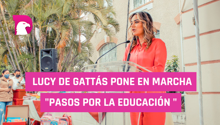  Lucy de Gattás pone en marcha “Pasos por la Educación”