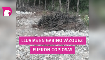  Las lluvias en Gabino Vázquez fueron copiosas