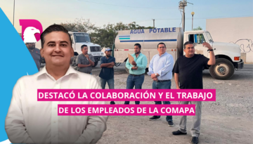  Participa Óscar Narvaez en banderazo de distribución de agua