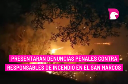  Presentarán denuncias penales contra responsables de incendio en el San Marcos