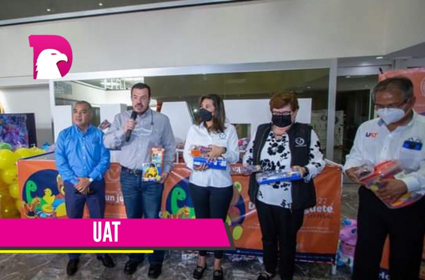  Invita Rector de la UAT a donar juguetes en el programa Corazón de Niño