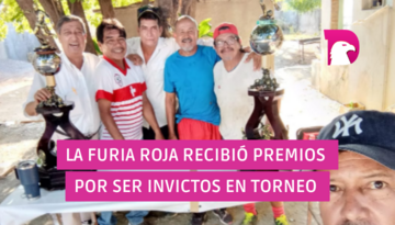  La Furia Roja recibió premios por ser invictos en torneo