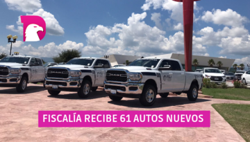  Fiscalía recibe 61 autos nuevos