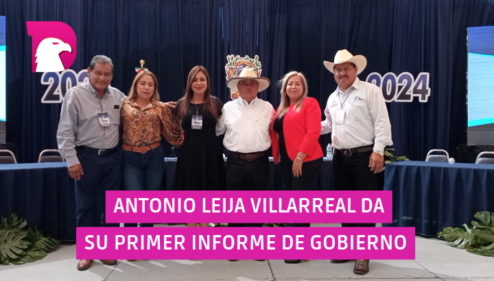  Antonio Leija Villarreal da su primer informe de gobierno