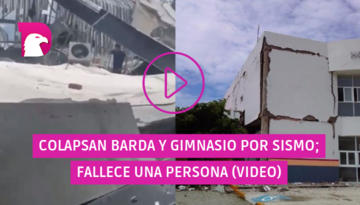  Colapsan barda y gimnasio; fallece una persona (vídeo)