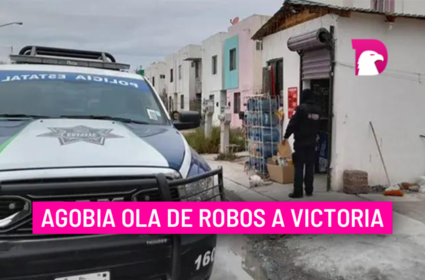  Agobia ola de robos a Victoria