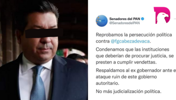  Senadores del PAN salen en defensa de CDV; acusan persecución política