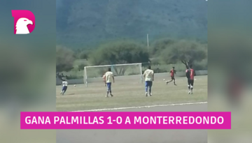  Gana Palmillas 1-0 a Monterredondo