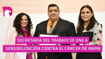  Secretaría del Trabajo de se une a sensibilización del cáncer de mama.