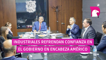  Industriales refrendan confianza en el gobierno que encabeza Américo