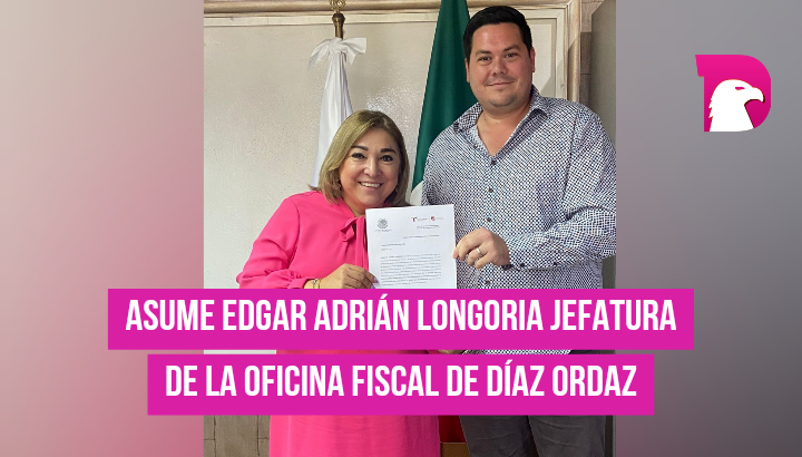  Asume Edgar Adrián Longoria jefatura de la Oficina Fiscal